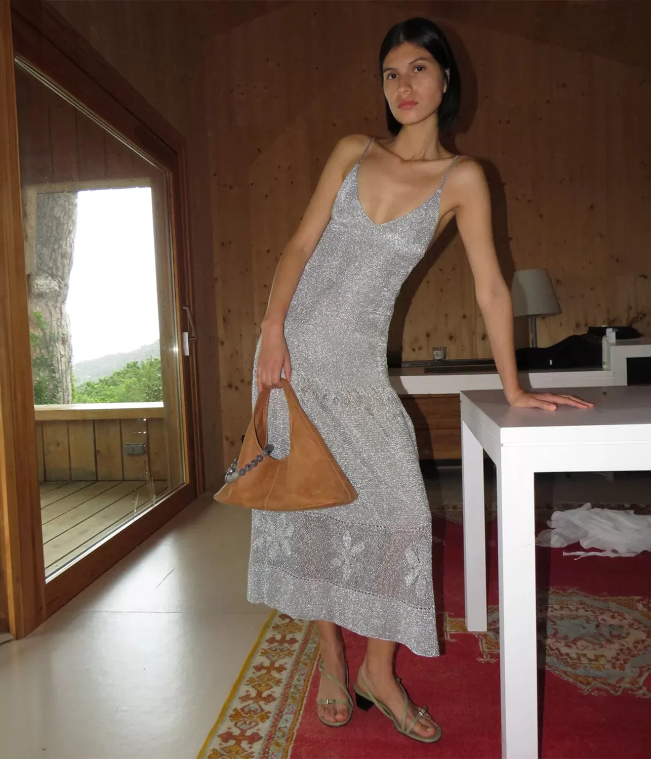 LOTTE DRESS- SILVER