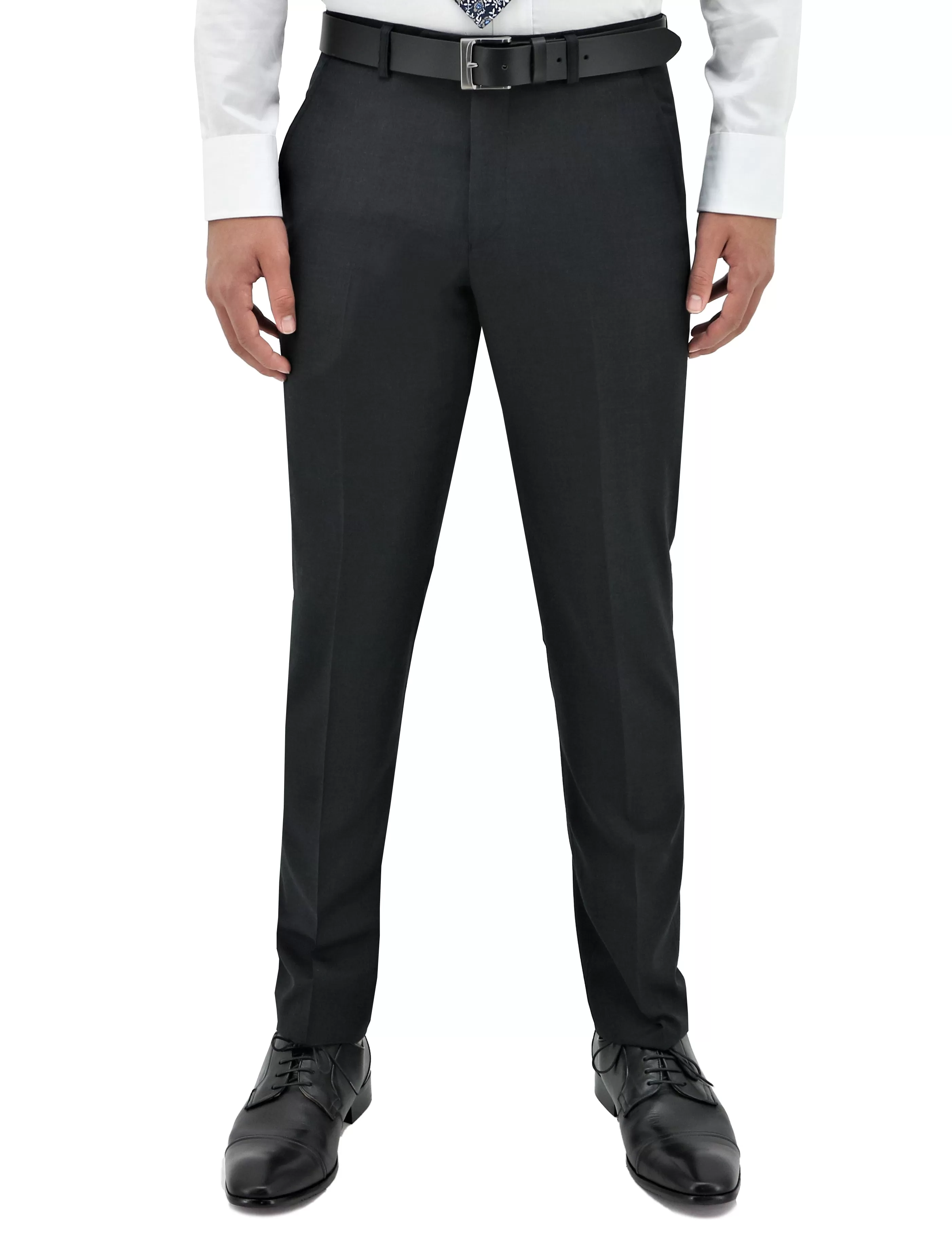 Lyon Charcoal 106 Wool Trouser