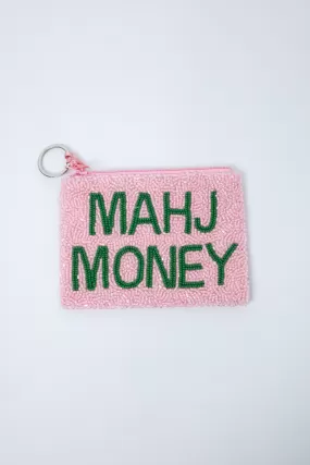 Mahj Money Beaded Coin Purse