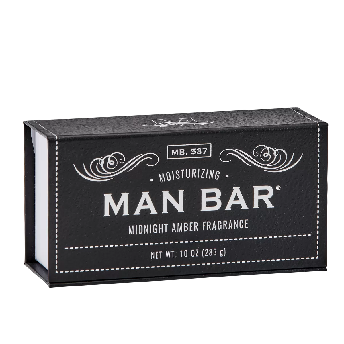 Man Bar Midnight Amber Hydrating Soap Bar - 10oz, Energizing Citrus with Sensual Amber