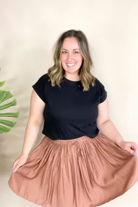 Mindy Chiffon Mini Skirt