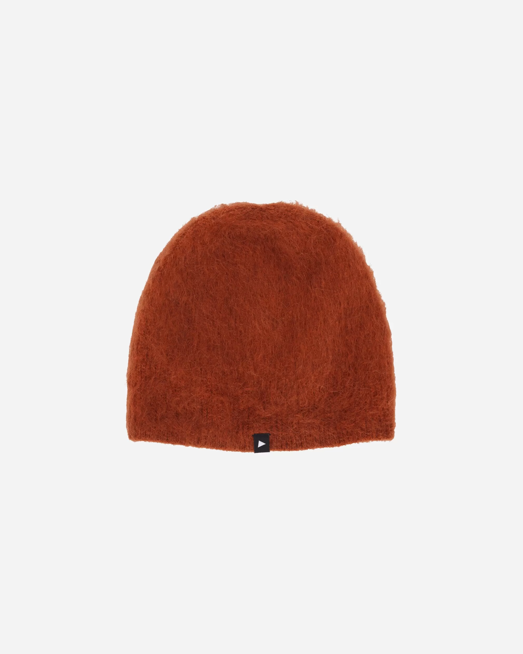 Mohair Wool Knit Cap Orange