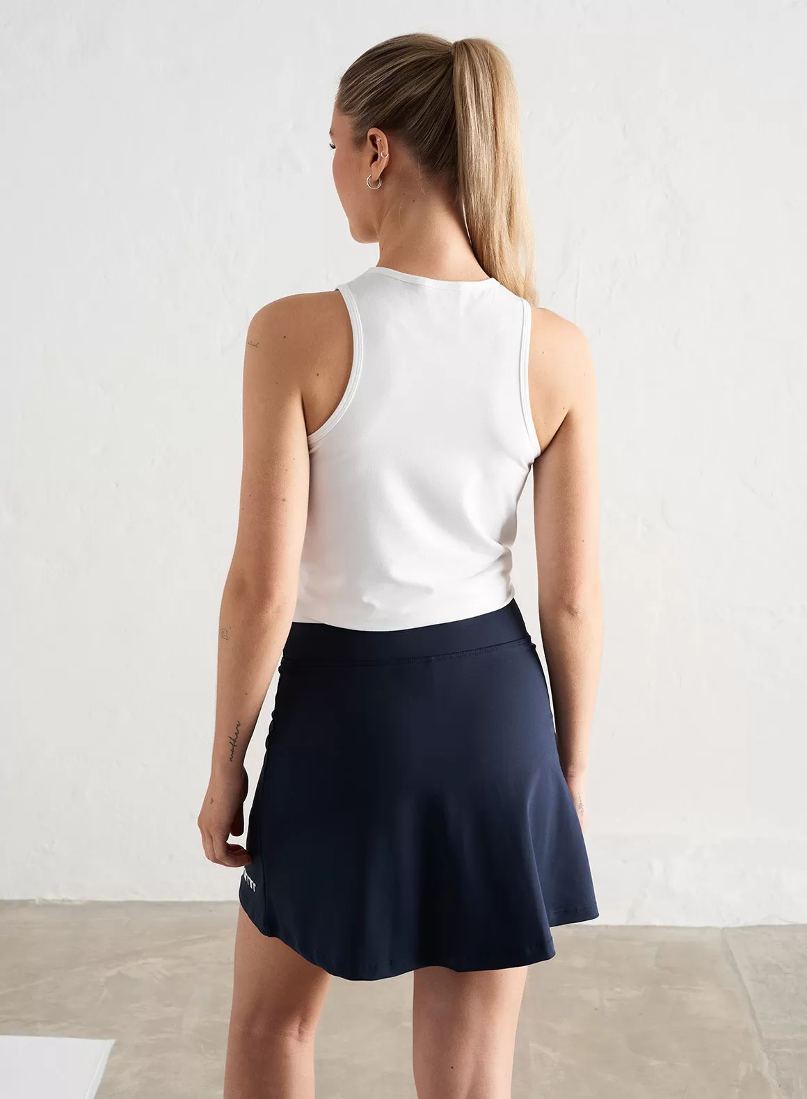 Navy Core Skort