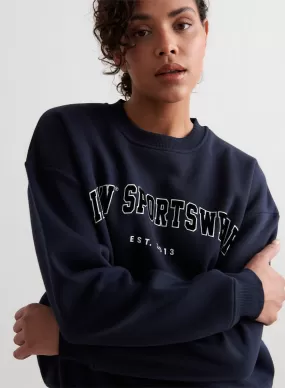 Navy Varsity Sweatshirt