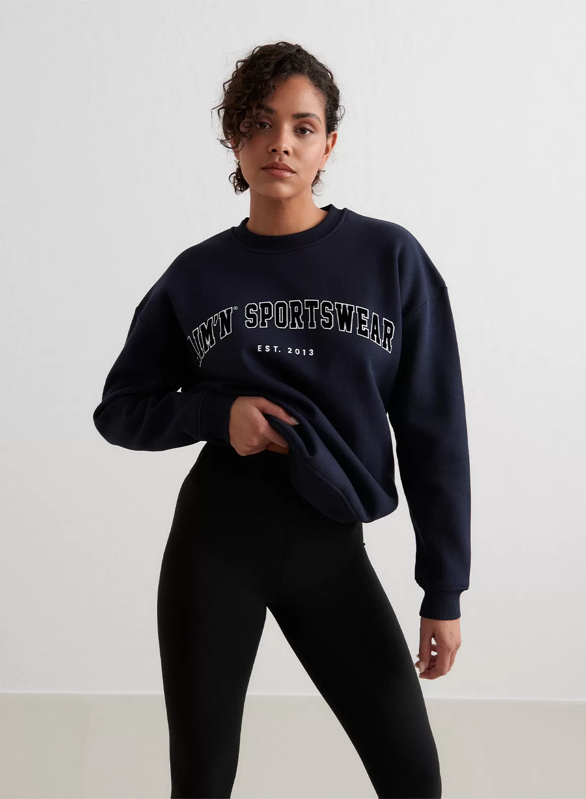 Navy Varsity Sweatshirt