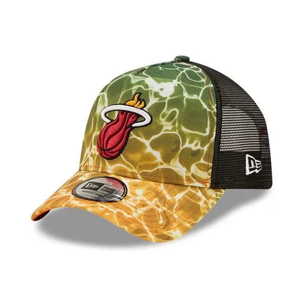 NEW ERA MIAMI HEAT SUMMER CITY TRUCKER CAP