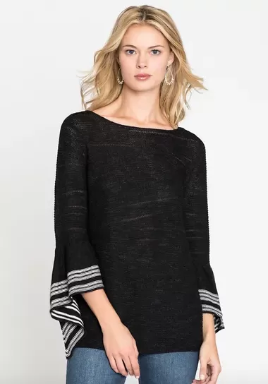 Nic   Zoe Traveling Stripe Top