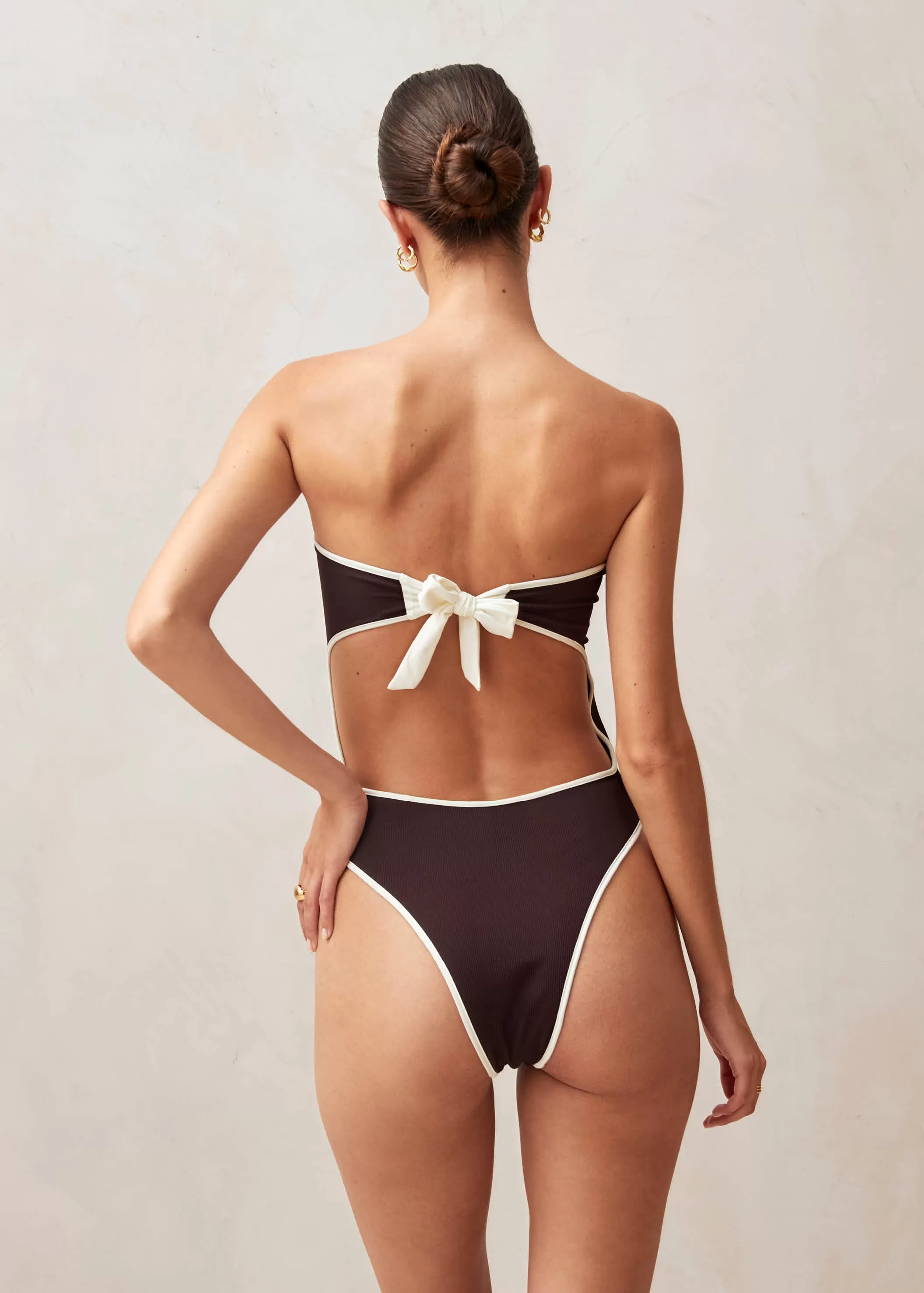 Nima Brown Swimsuit