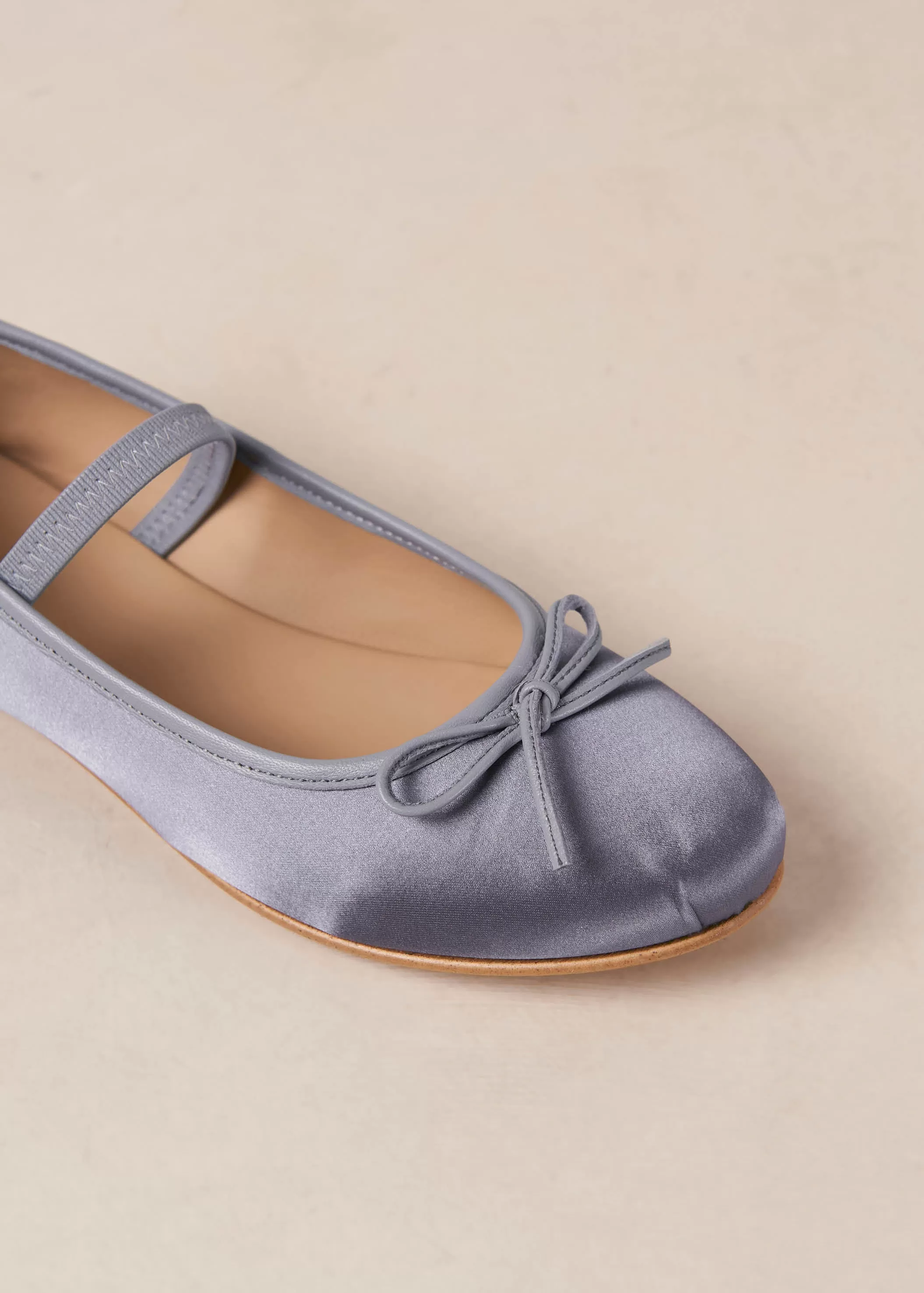 Odette Stone Grey Ballet Flats