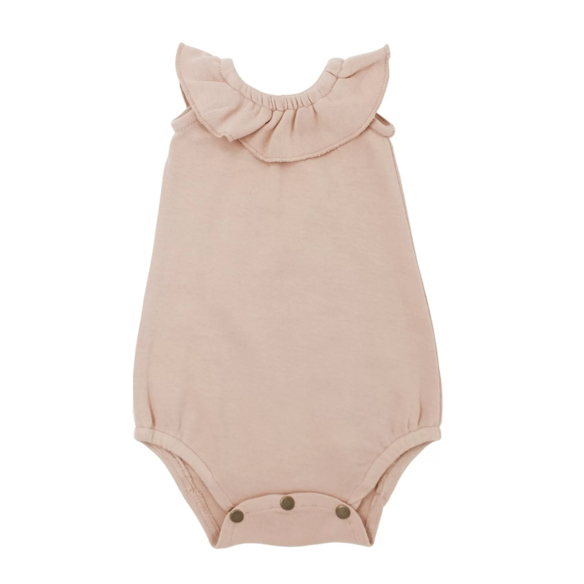 Organic Sleeveless Ruffle Bodysuits