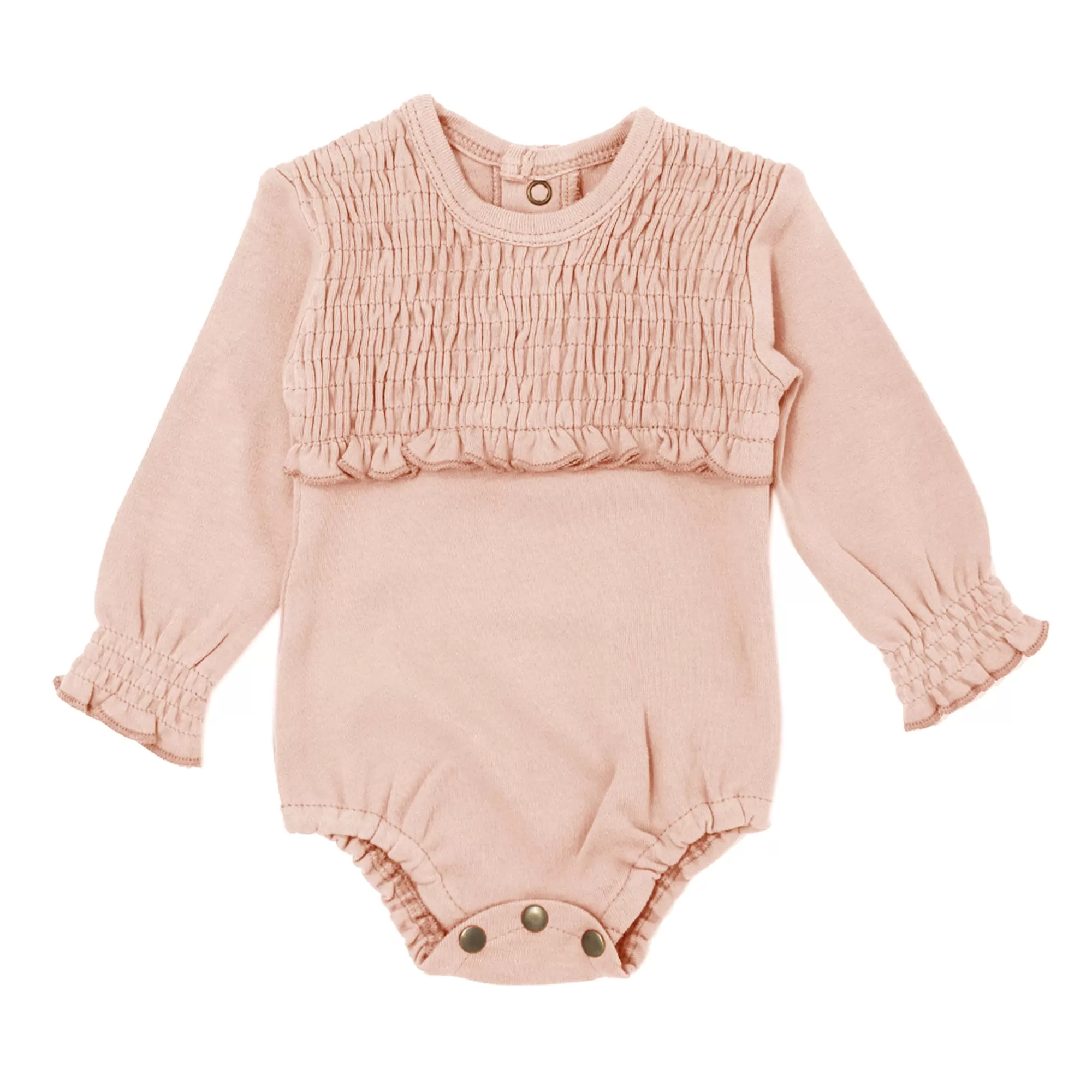 Organic Smocked Bodysuits