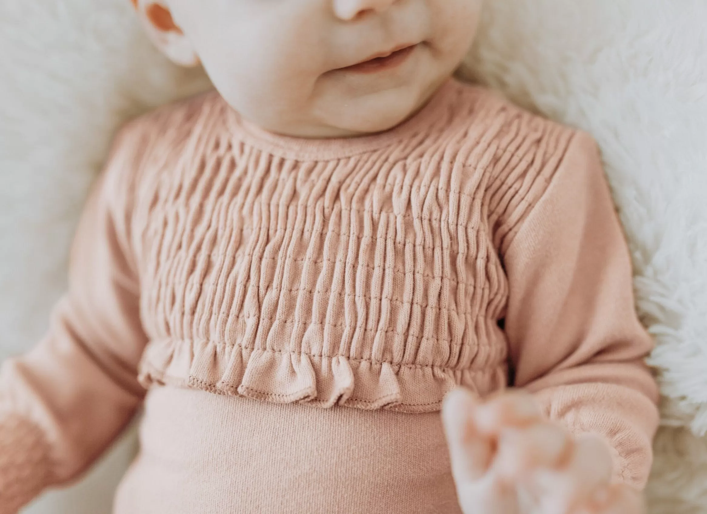 Organic Smocked Bodysuits