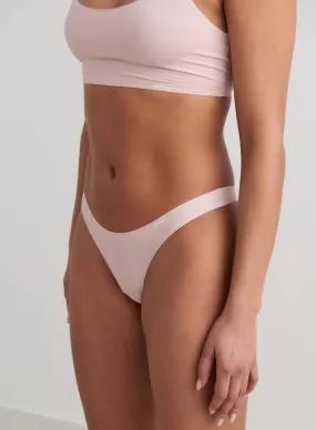 Pale Pink Invisible Thong 3-pack