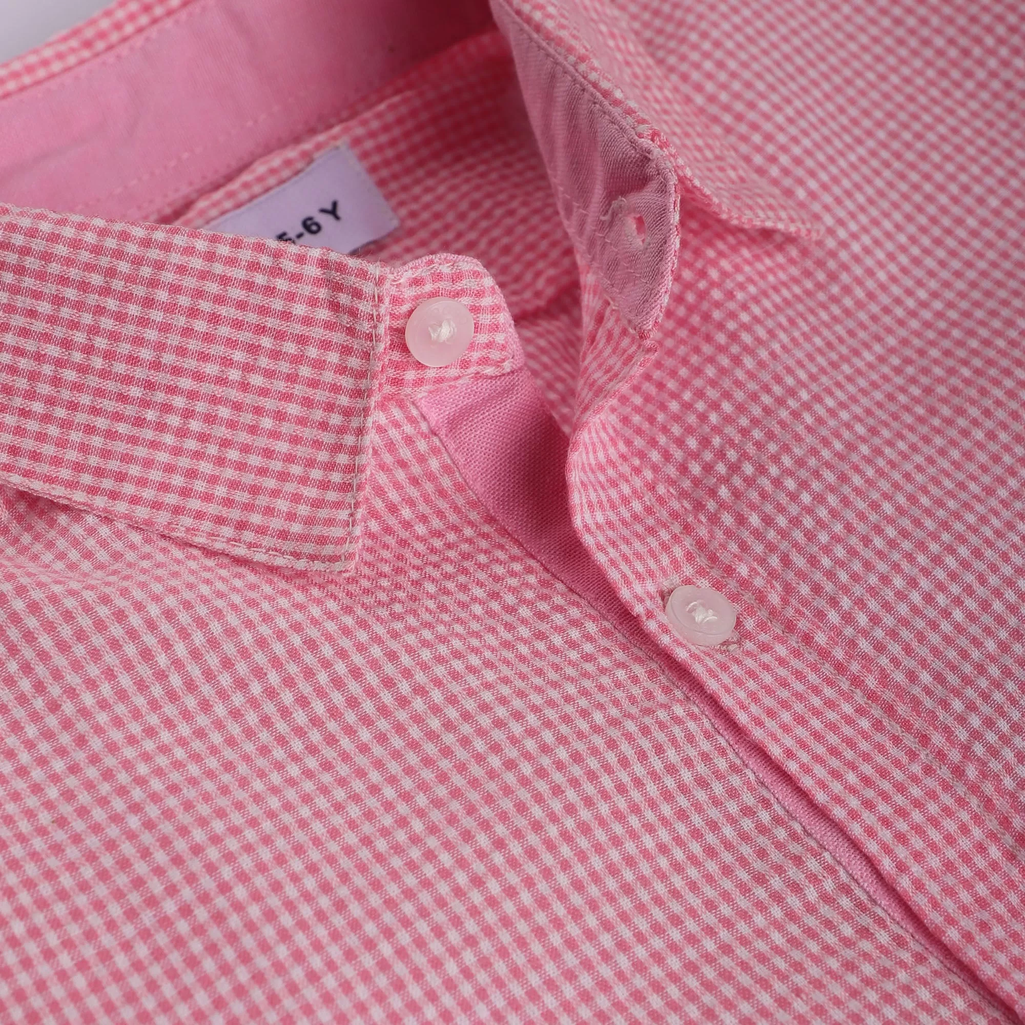 Pink & White Casual Shirt