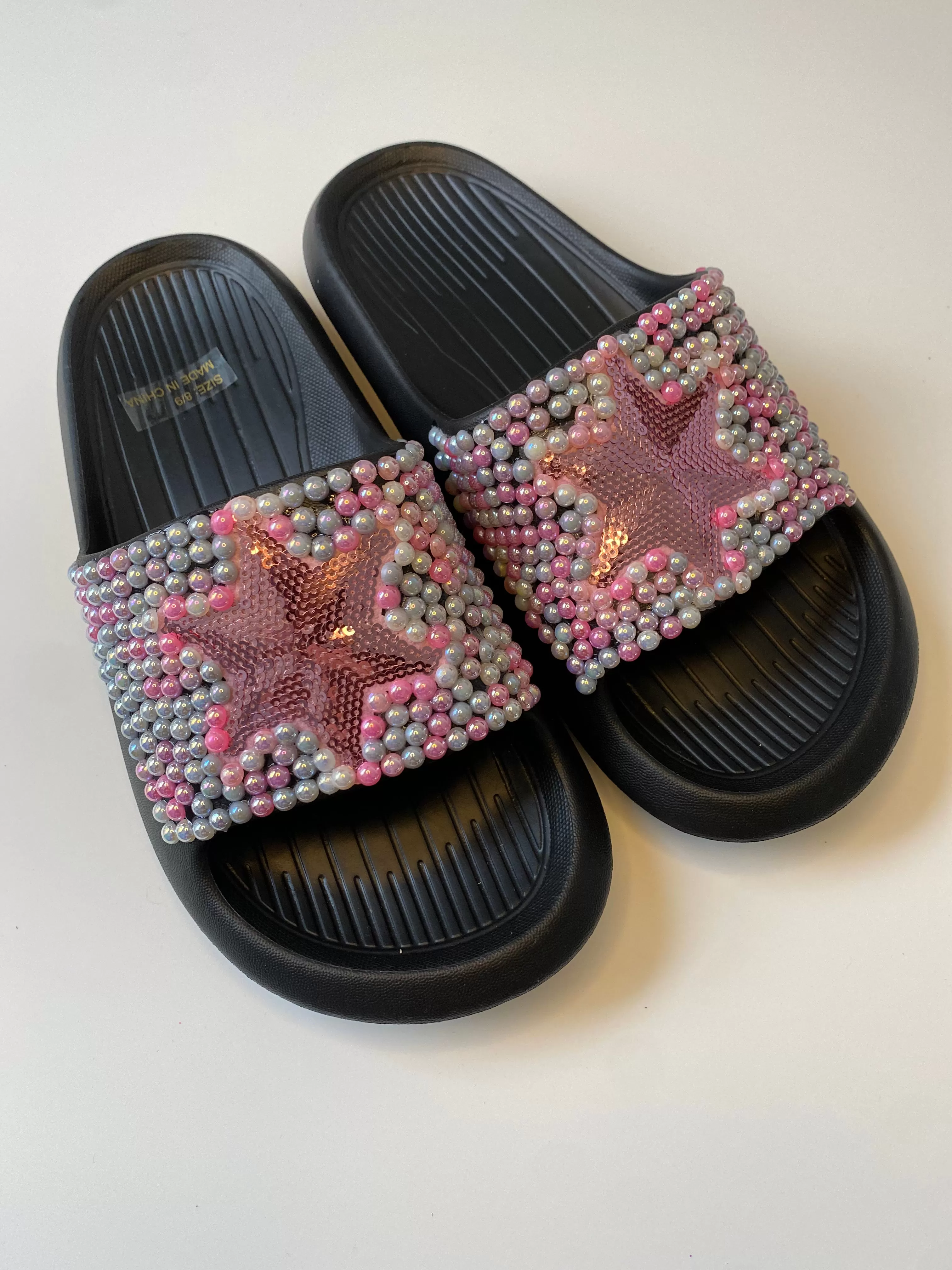 PINK KIE STAR PINK SLIDES