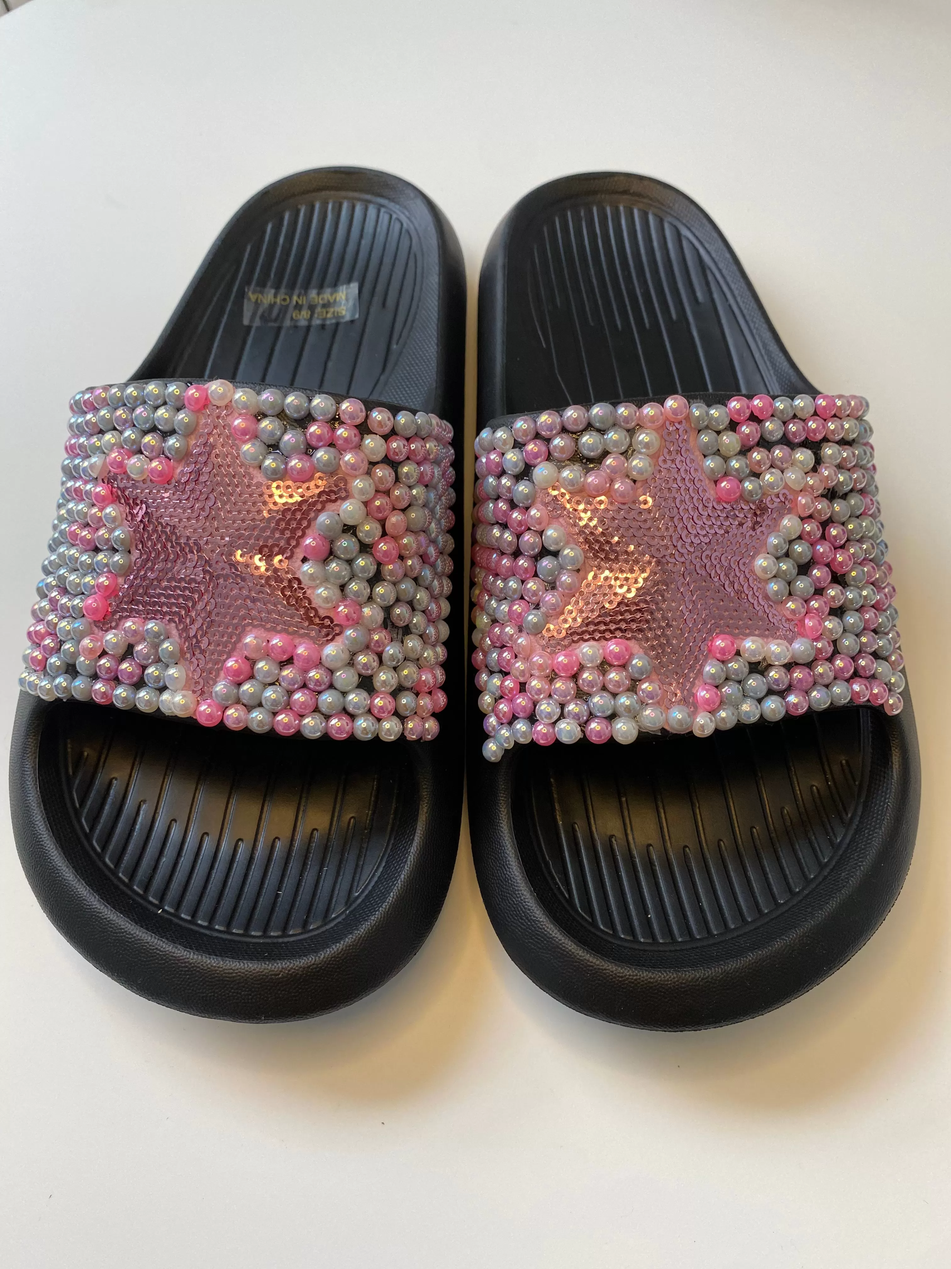 PINK KIE STAR PINK SLIDES