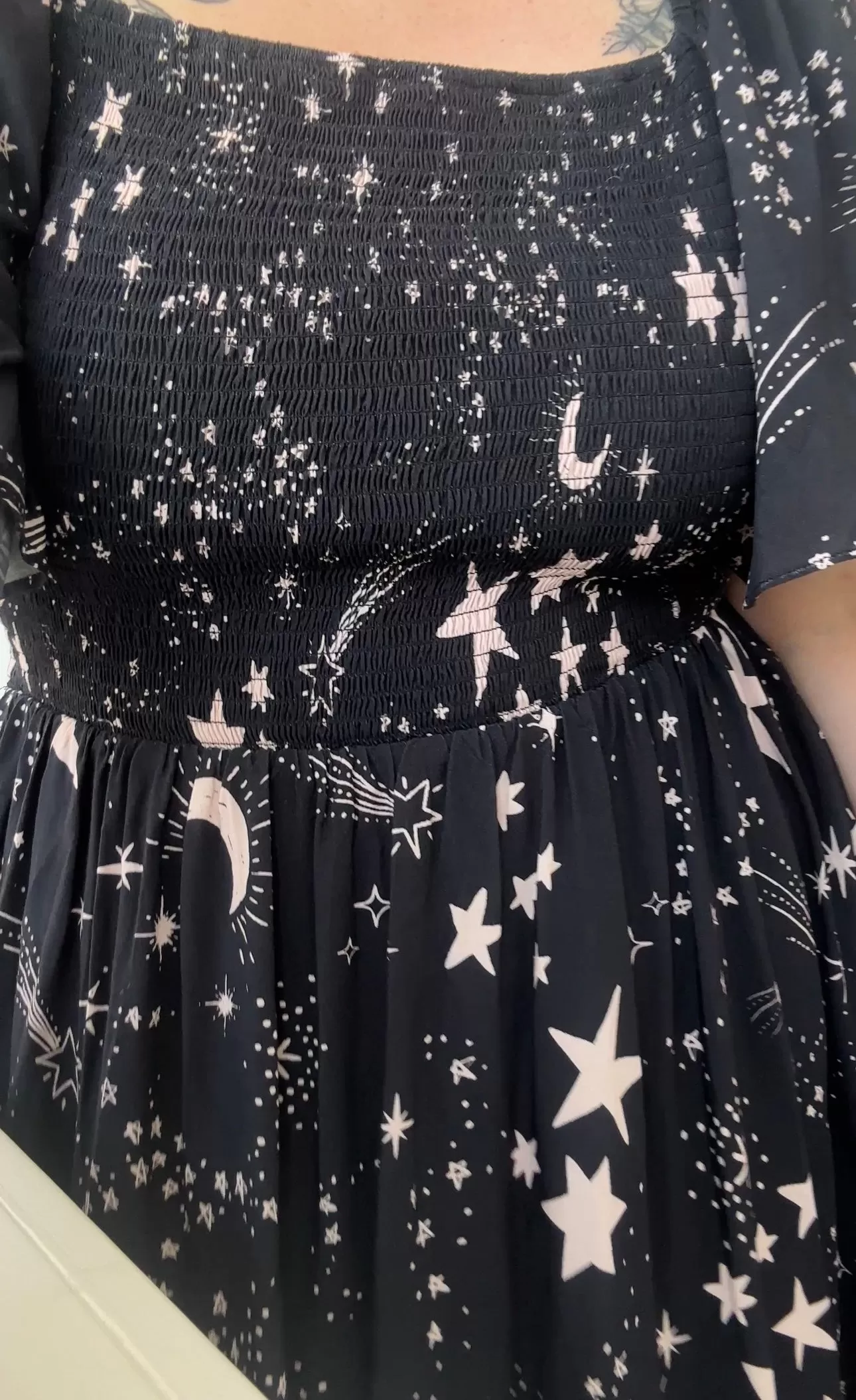 Priscilla Maxi Dress - Star print