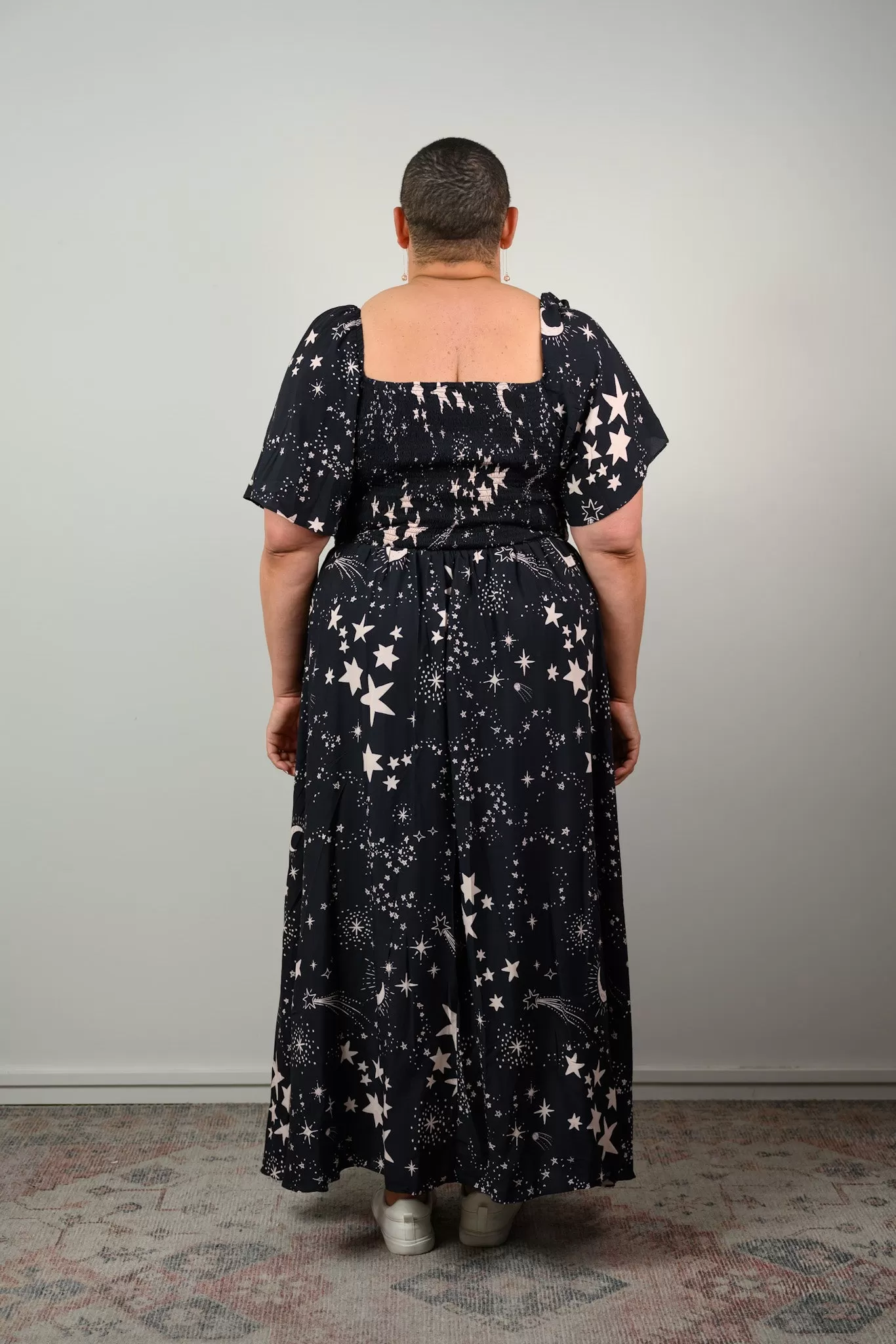 Priscilla Maxi Dress - Star print