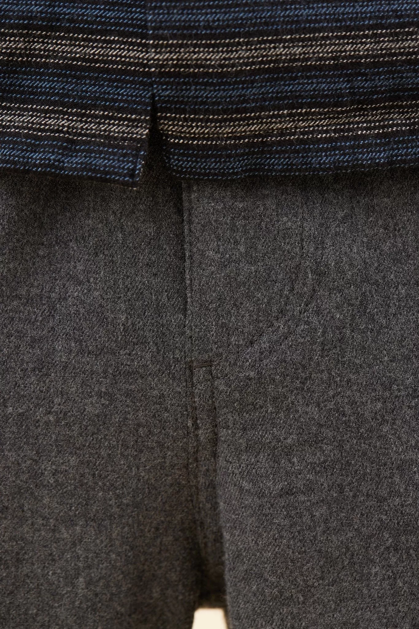 Rats Wool Knit Easy Pants - Charcoal