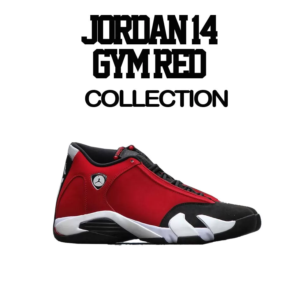 Retro 14 Gym Red Shirt -ST Palms - Black