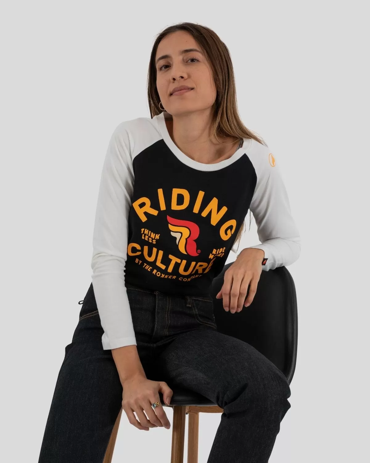 Ride More Longsleeve Lady White/Black