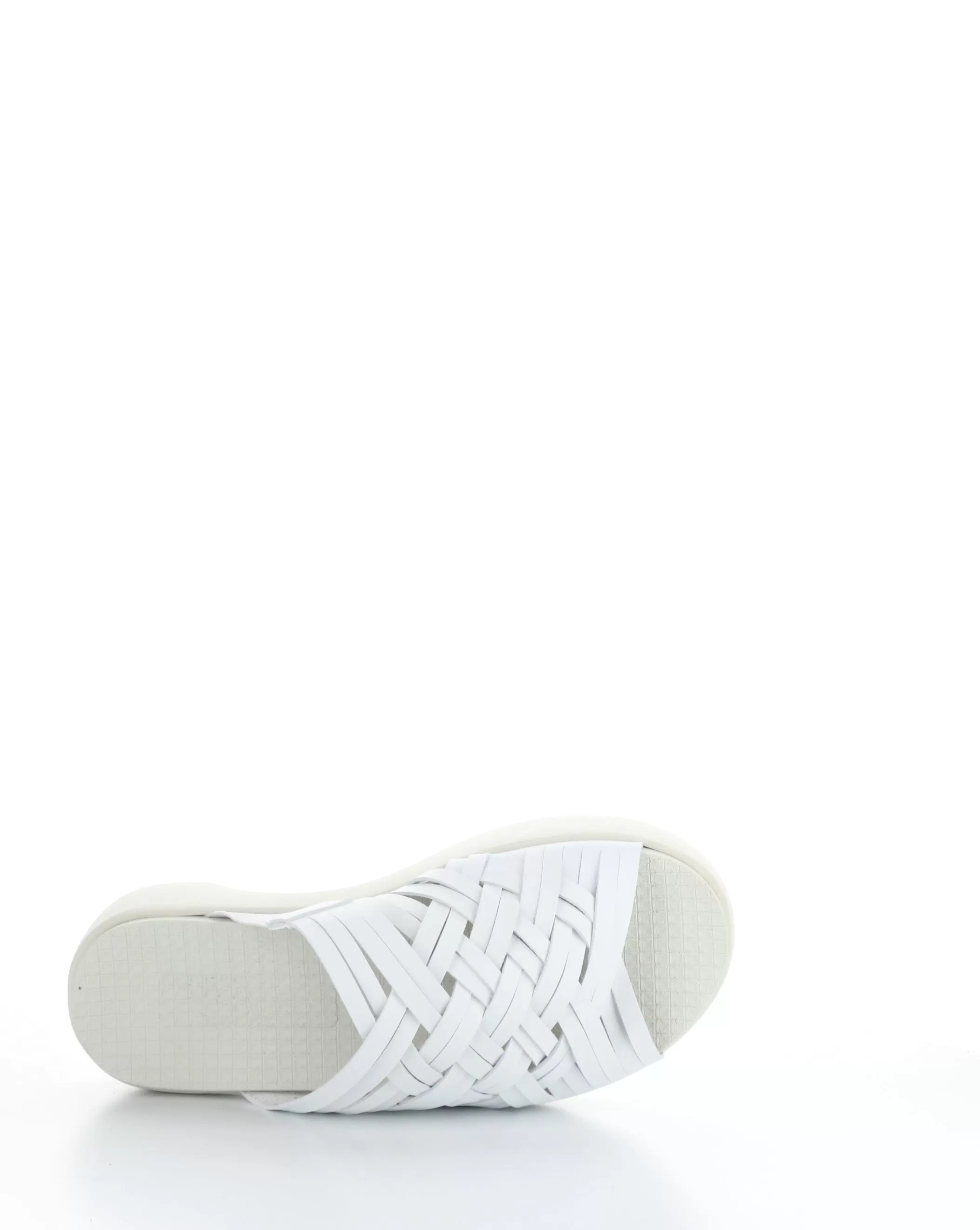 RISED WHITE Slip-on Sandals