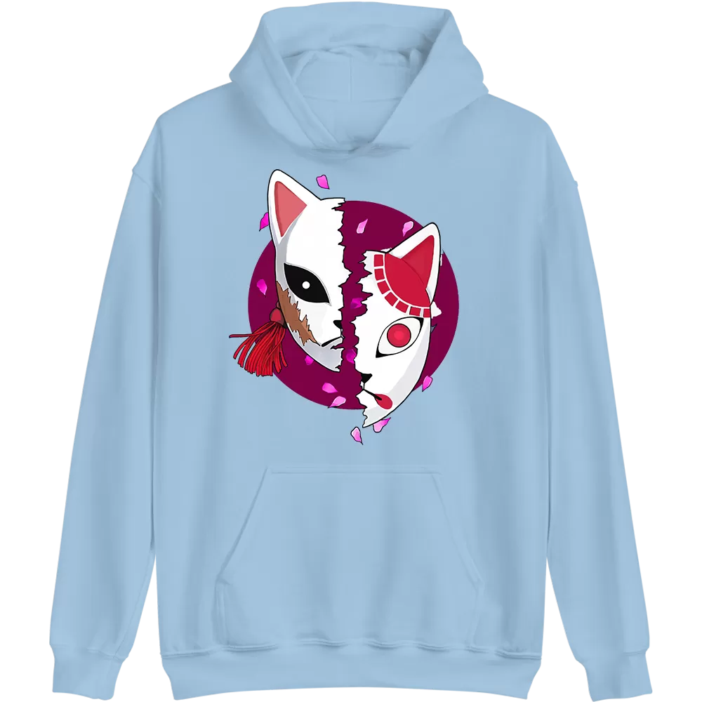 Sabito and Tanjiro Mask Demon Slayer Hoodie