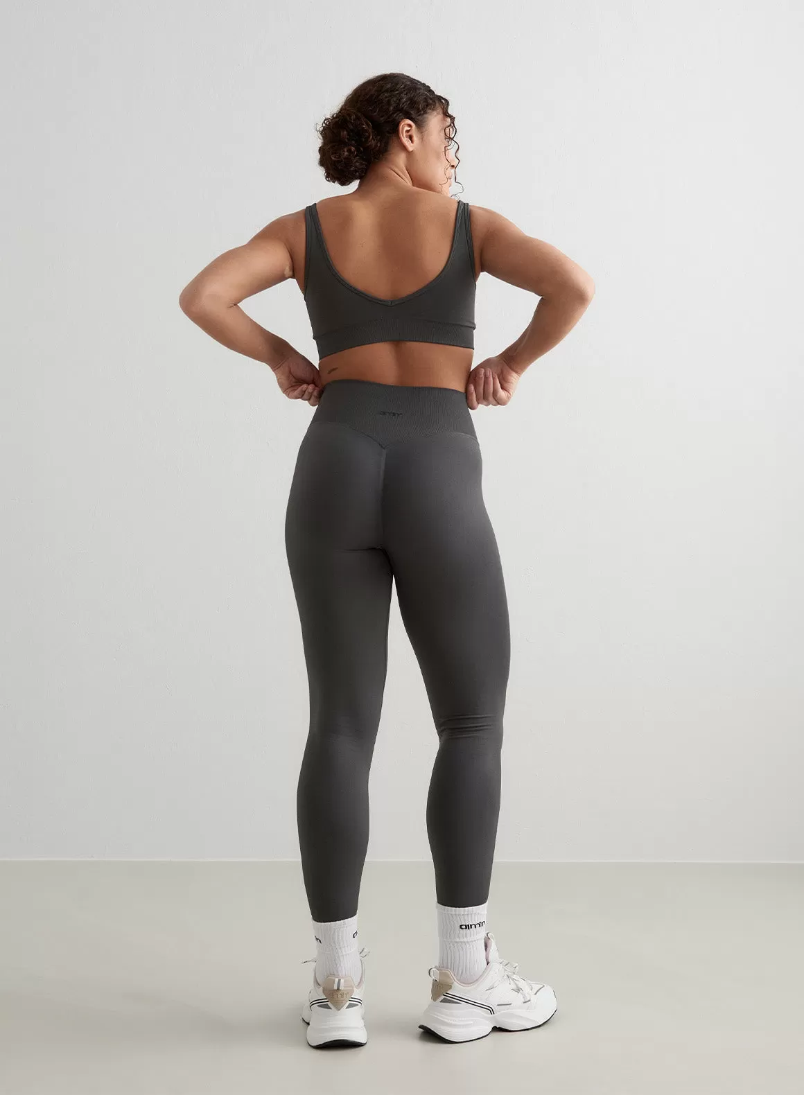 Shadow Grey Shape Seamless Tights