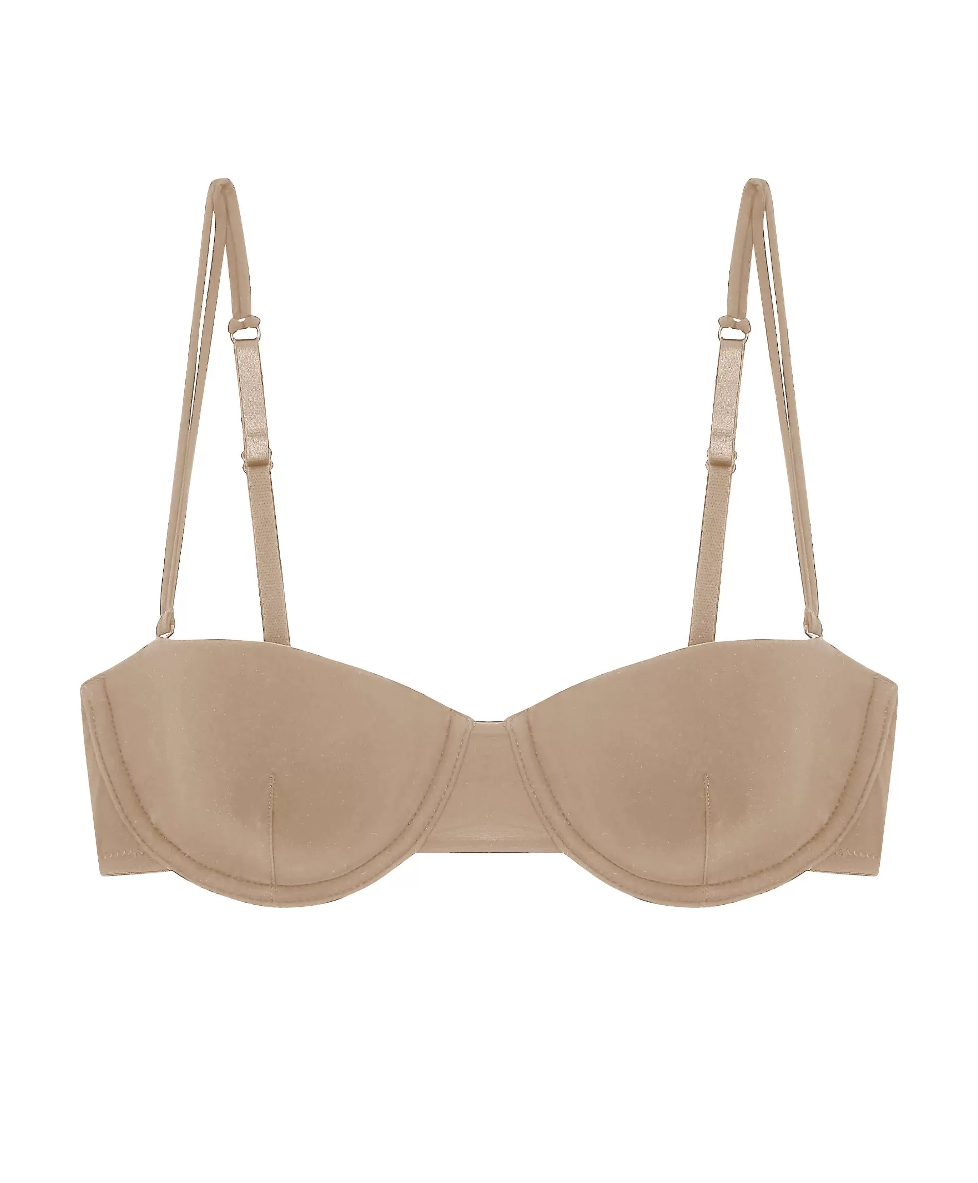 sheer tactel balconette bra