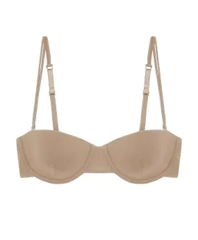 sheer tactel balconette bra