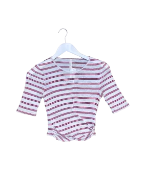 Size 6 - Bec   Bridge Stripe Wrap Top