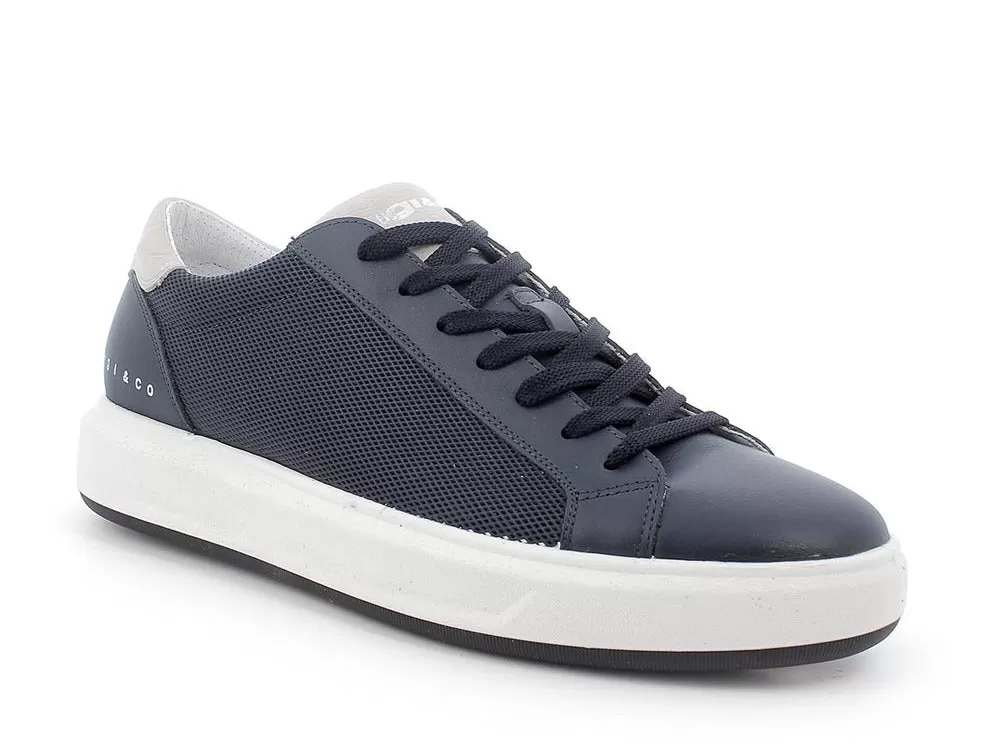 SNEAKERS SEM PELLE BLU