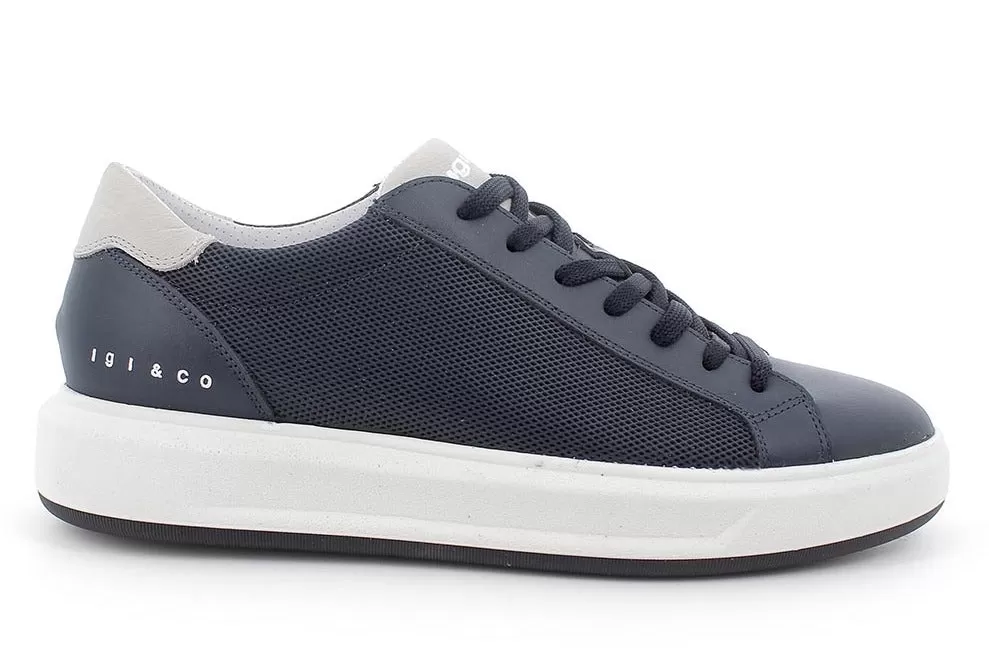 SNEAKERS SEM PELLE BLU