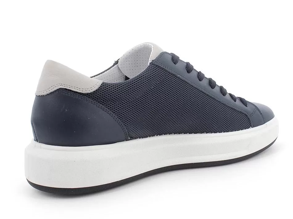 SNEAKERS SEM PELLE BLU