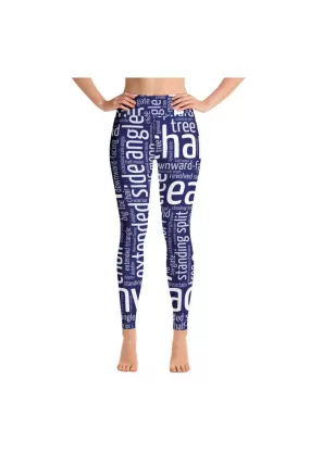 Standing Yoga Asana Yoga Leggings