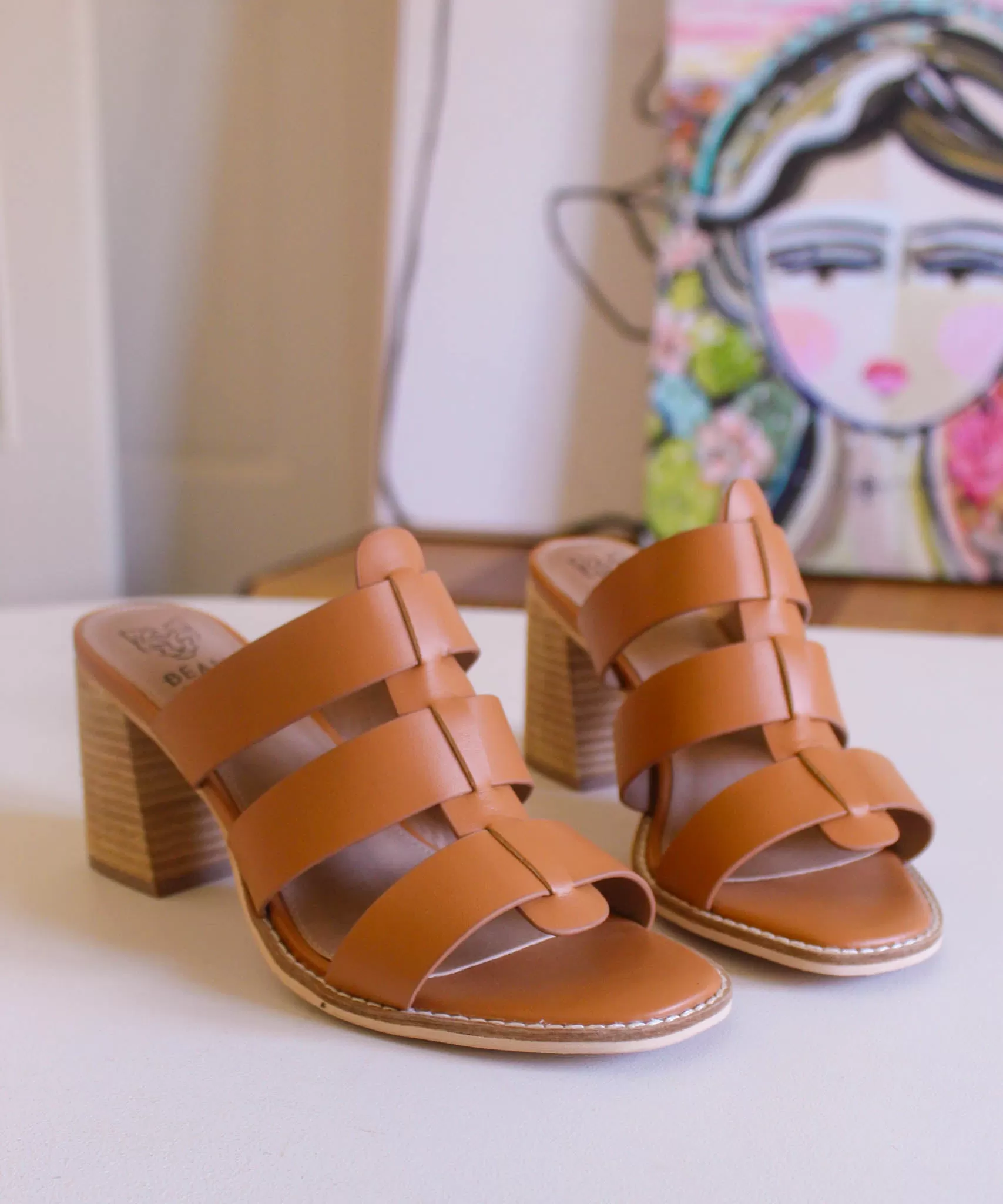 Strut Into Summer Heel - Tan