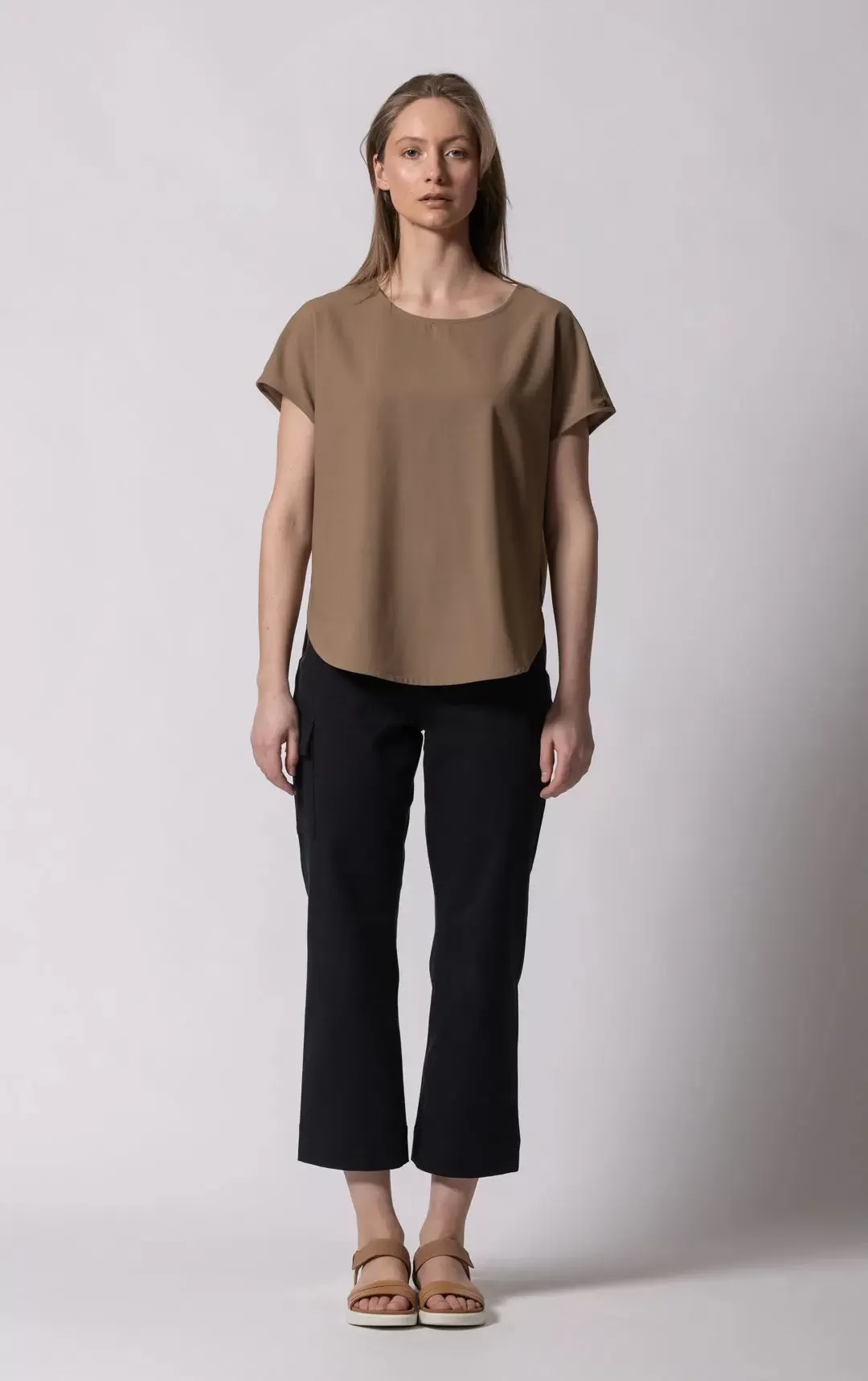 SUMMER WOOL DOLMAN TOP-CLEARANCE