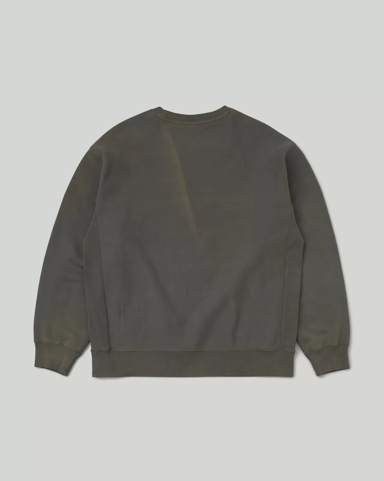 Sun Faded Stock Crewneck Charcoal