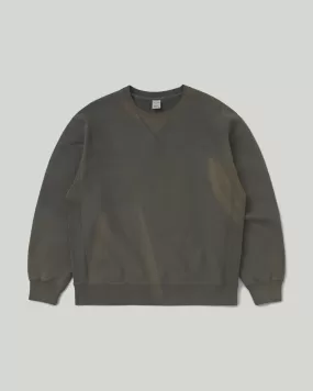 Sun Faded Stock Crewneck Charcoal