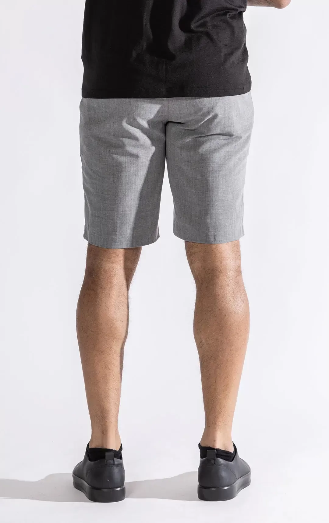 TAILORED SUMMER WOOL BLEND SHORT