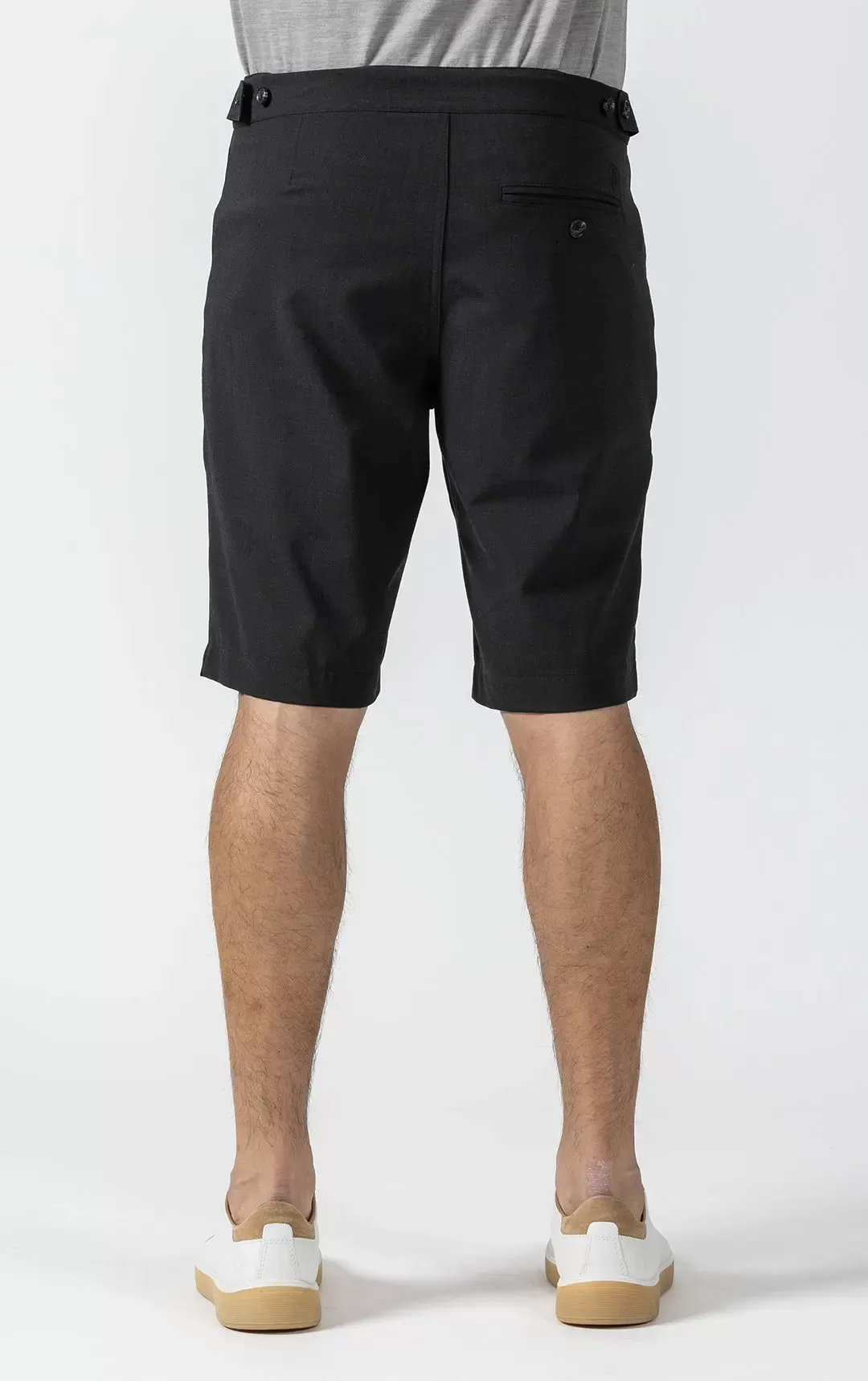 TAILORED SUMMER WOOL BLEND SHORT