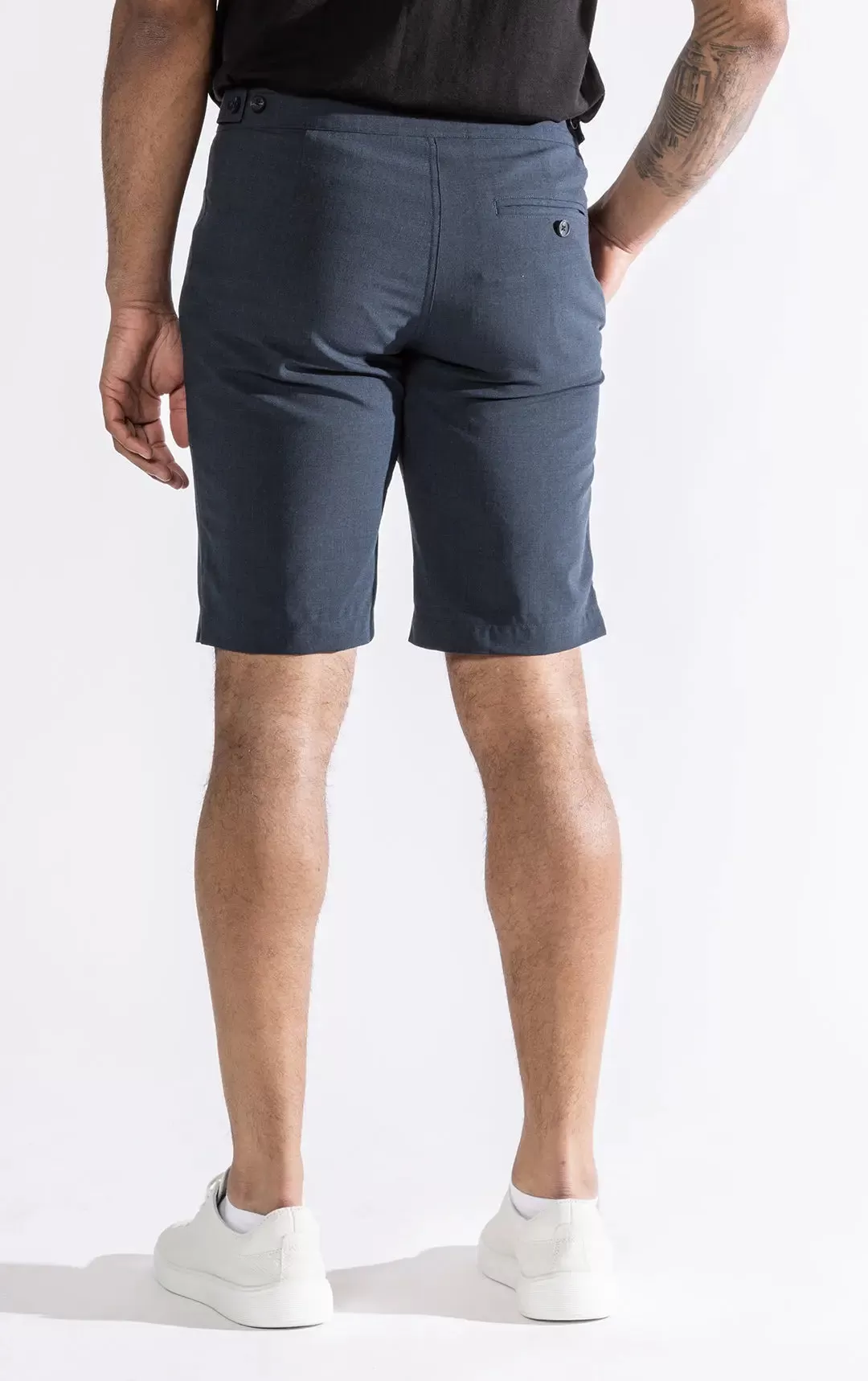 TAILORED SUMMER WOOL BLEND SHORT