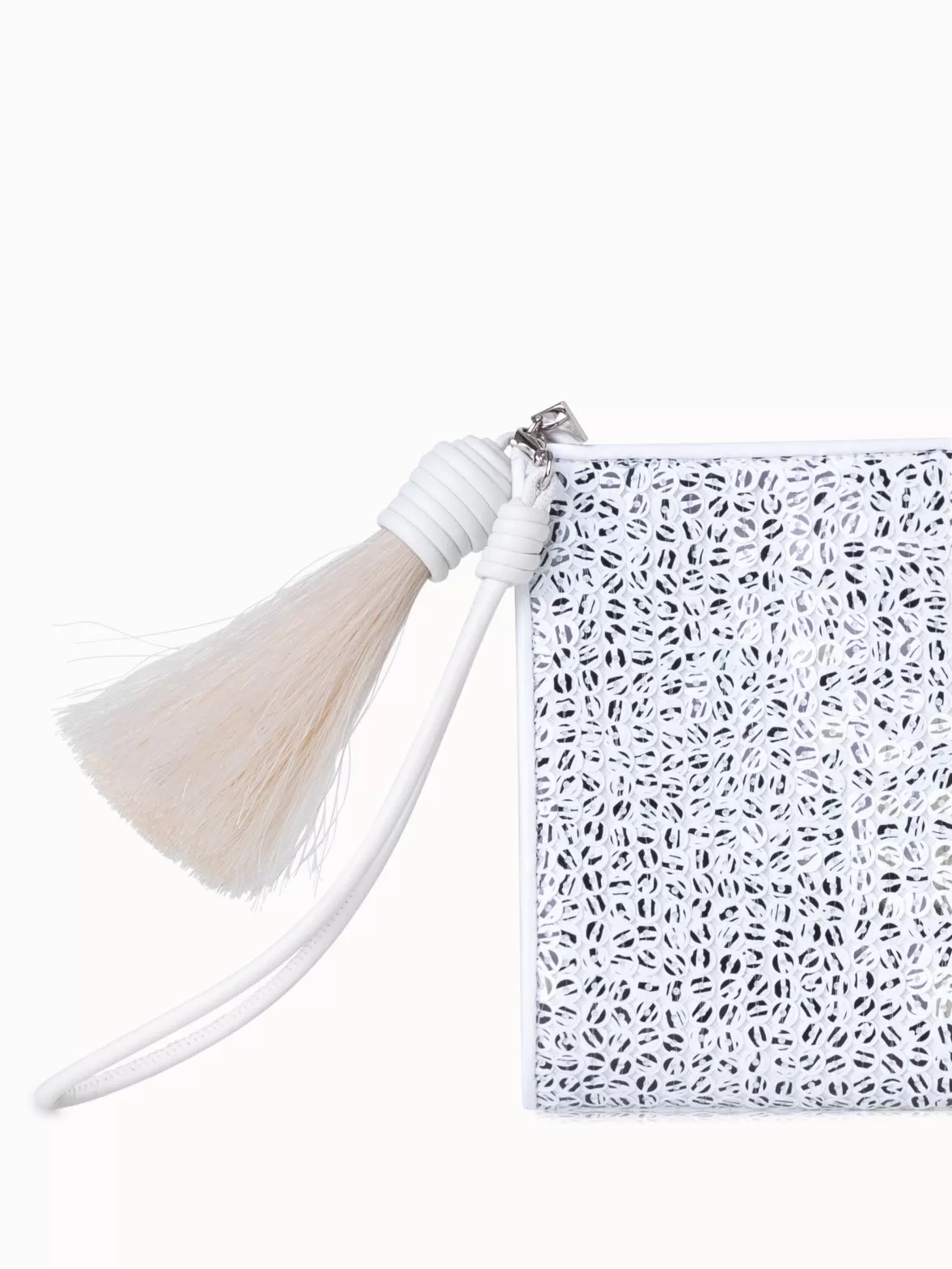 Tassel Pouch aus Two-Tone Pailletten