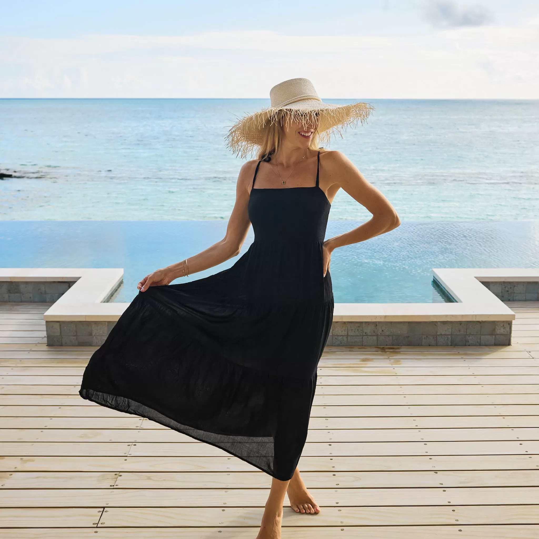 The Jetset - Black Resort Dress