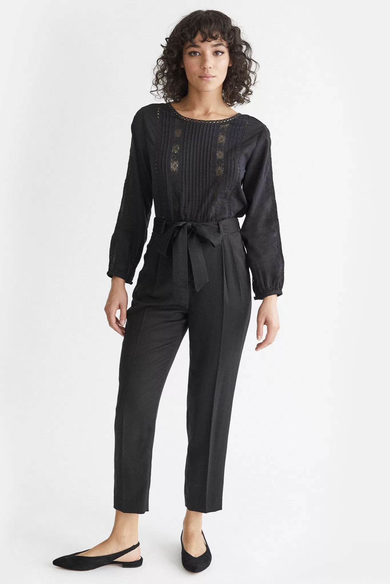 The Pleated High Waist Trouser