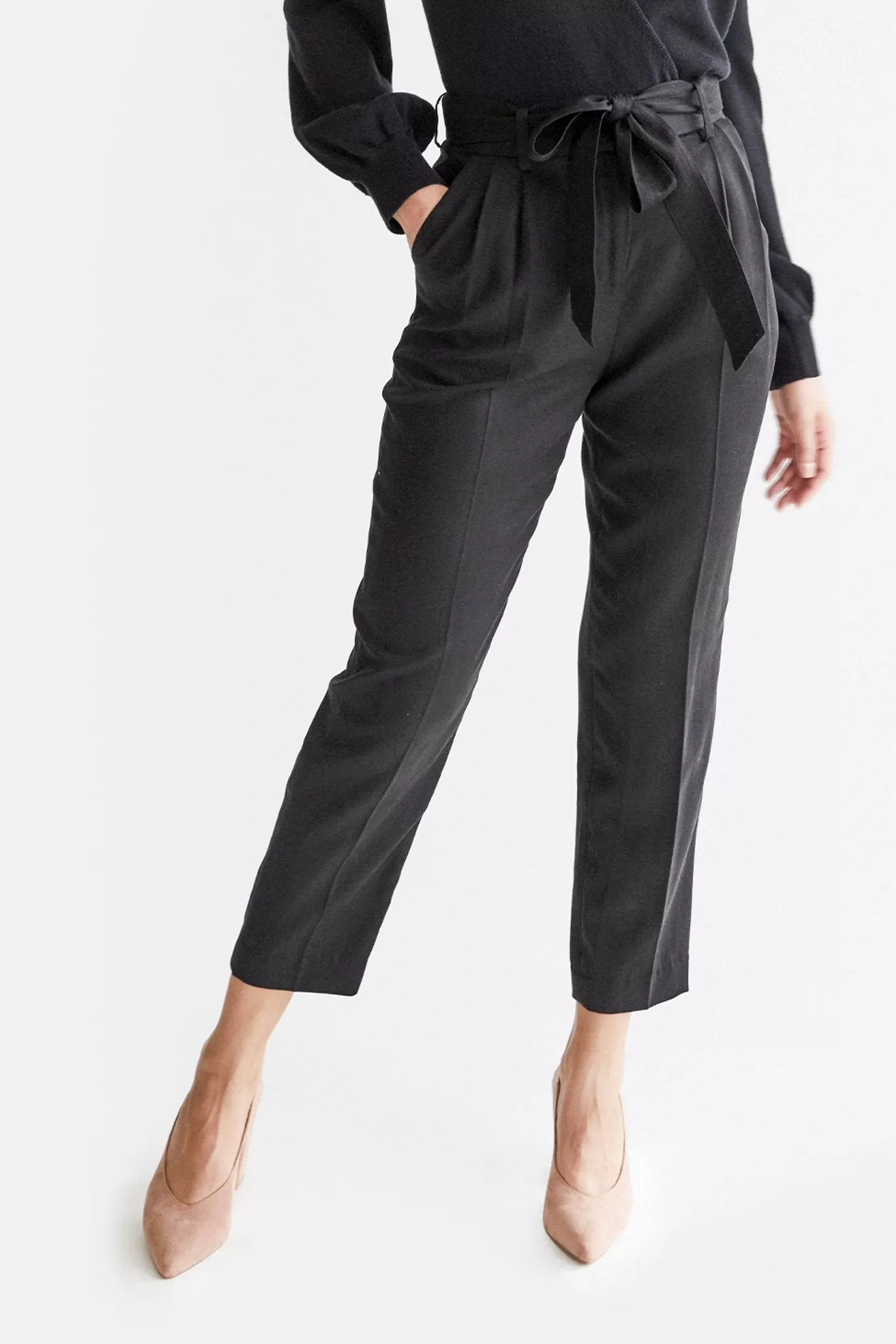 The Pleated High Waist Trouser