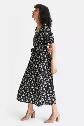 The Square Neck Midi Dress