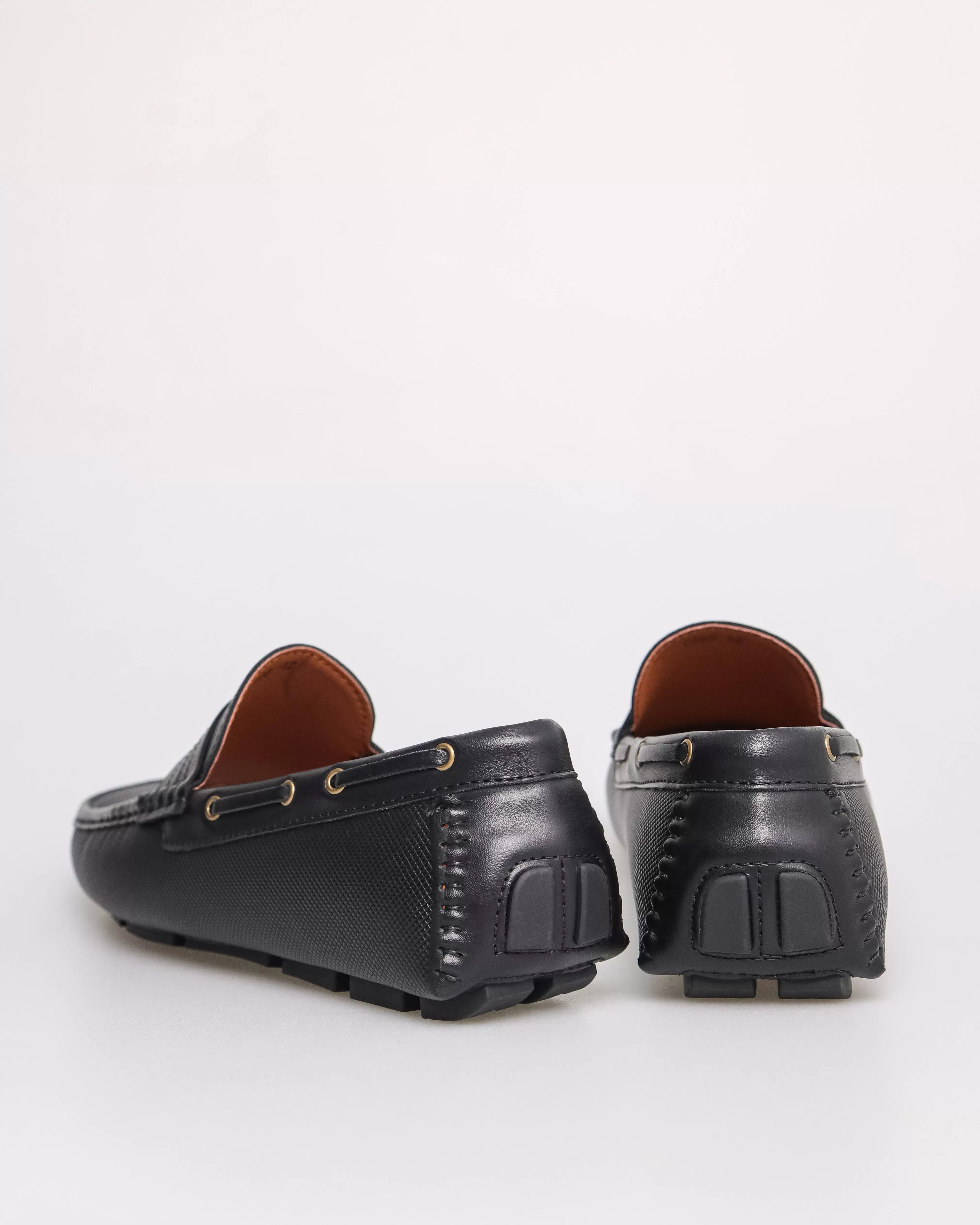 Tomaz C496 Men's Penny Moccasins (Black)