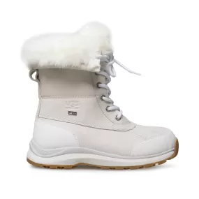 UGG Adirondack III Fluff White Boots - Women's