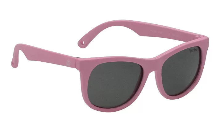 Ugly Fish PB004 Toddler Polarised Unbreakable Sunglasses - Pink Frame/Smoke Lens